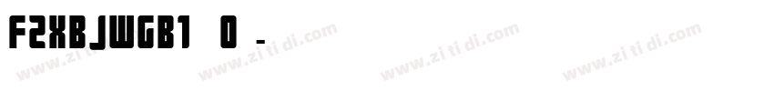 FZXBJWGB1 0下载字体转换